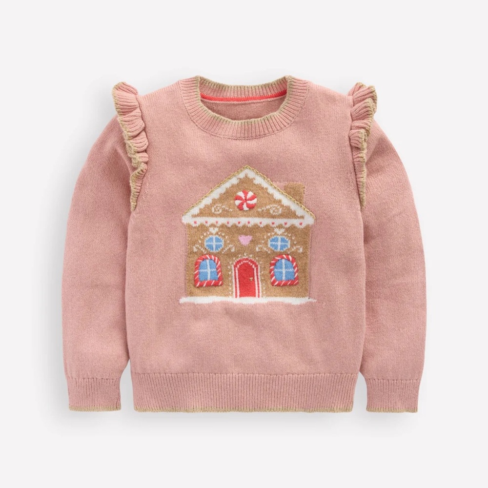 Boden Gingerbread Vintage Sweater